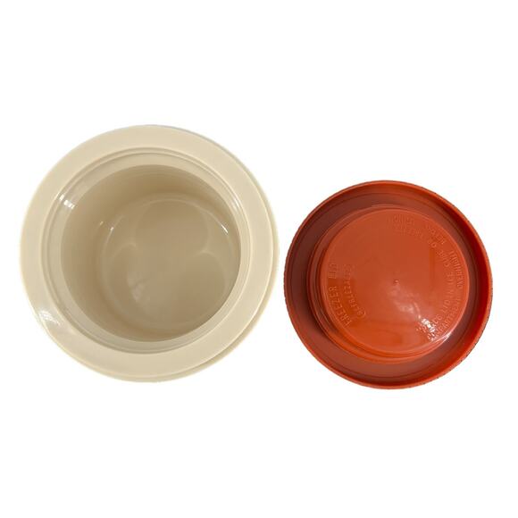 Aladdin VTG Retro Insulated Thermo Jars Freezer Lid Soup Drink Food 6oz Set of 2 - Picture 7 of 16